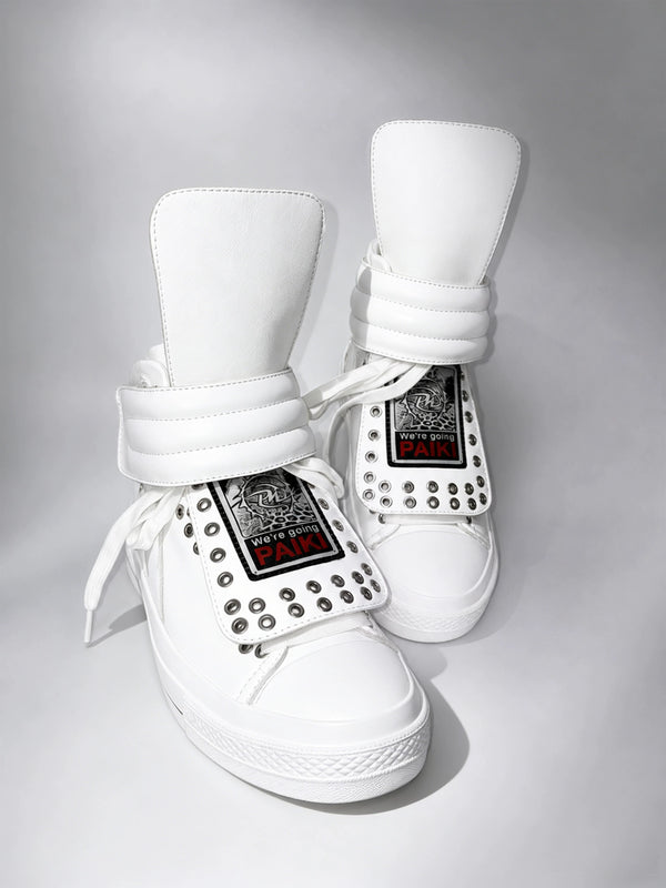 CASUAL HIGH-TOP SNEAKERS WITH INSOLES