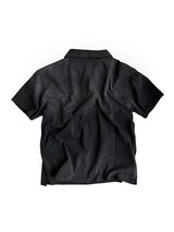 DISTRESSED PONY PRINT POLO SHIRT
