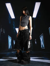 INFECTED WIDE LEG JEANS SET