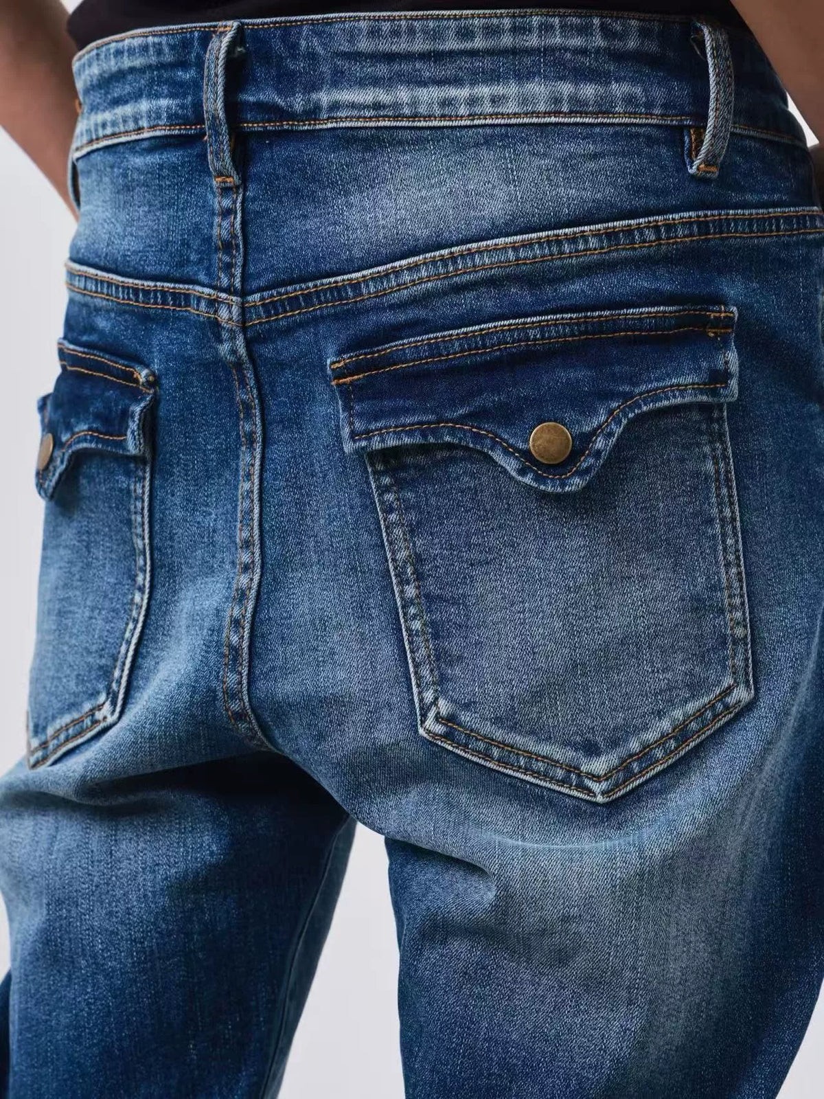 DEEP SEA BLUE SLIM JEANS