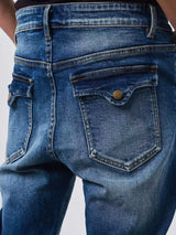 DEEP SEA BLUE SLIM JEANS