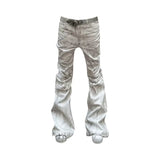 WASHED MICRO JEANS PANTS