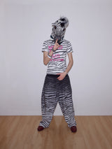 ZEBRA-PRINT GLITTER T-SHIRT