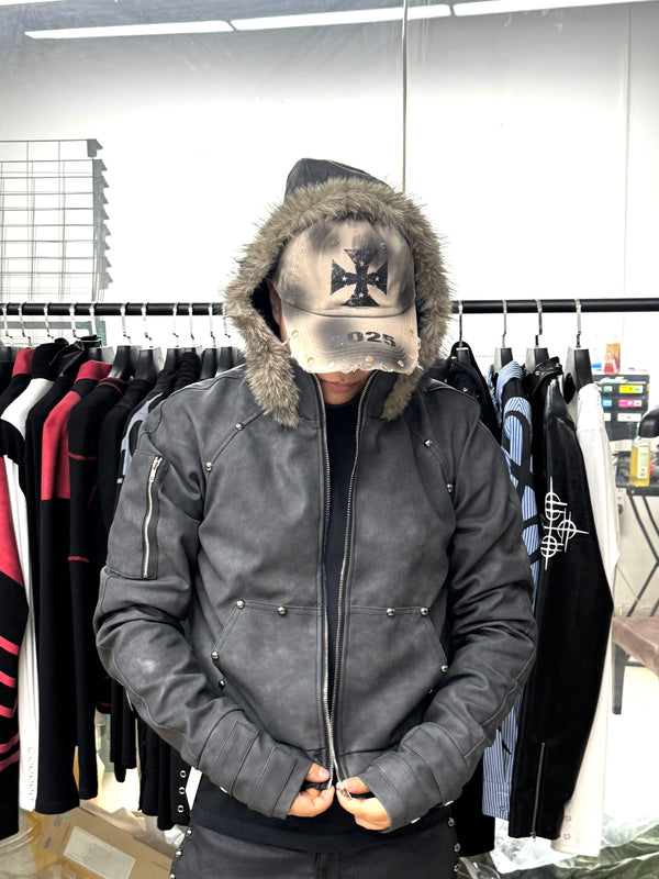 NICHE PUNK RIVET BASEBALL CAP