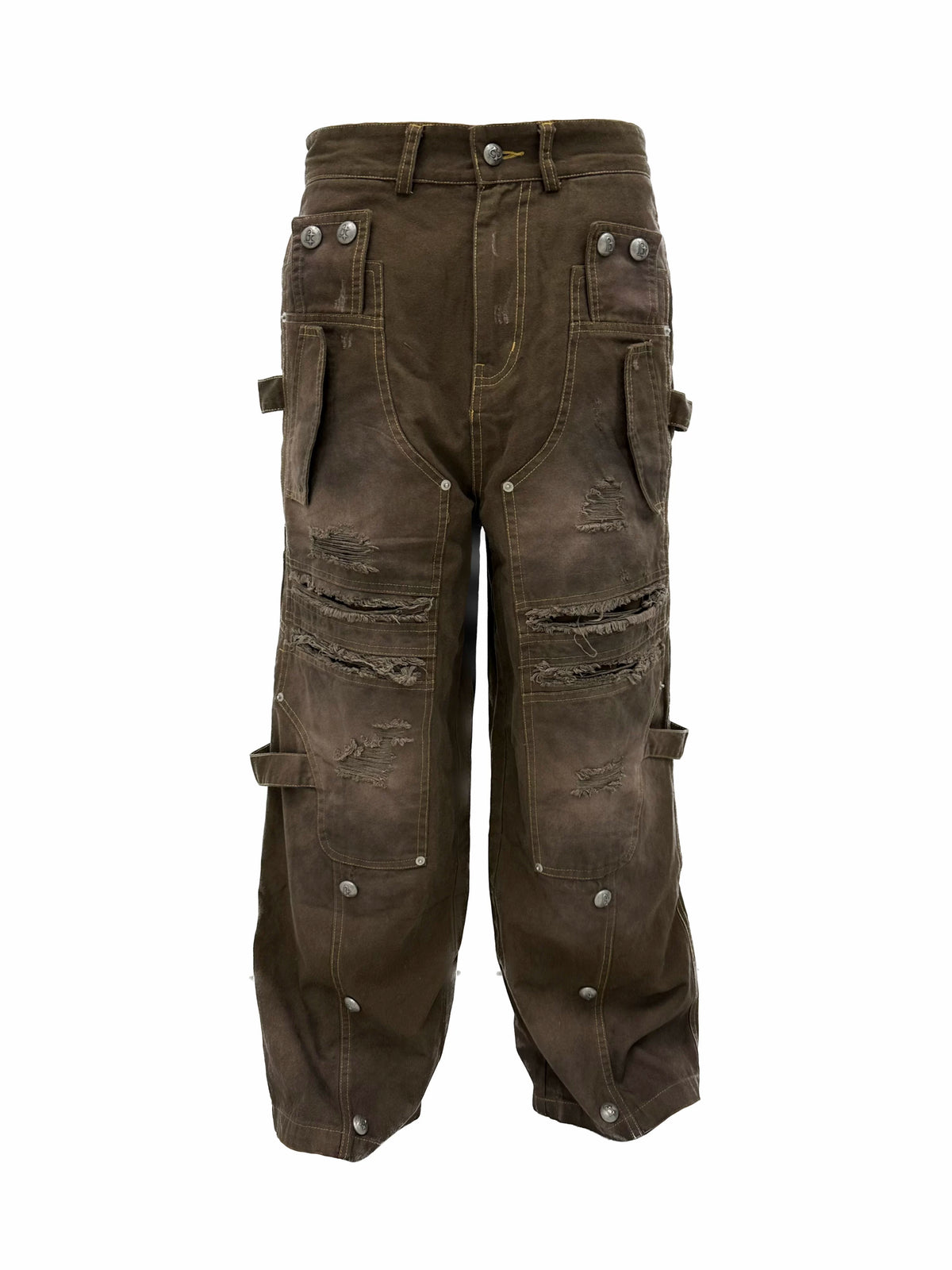 DISTRESSED WORK PANTS TREND