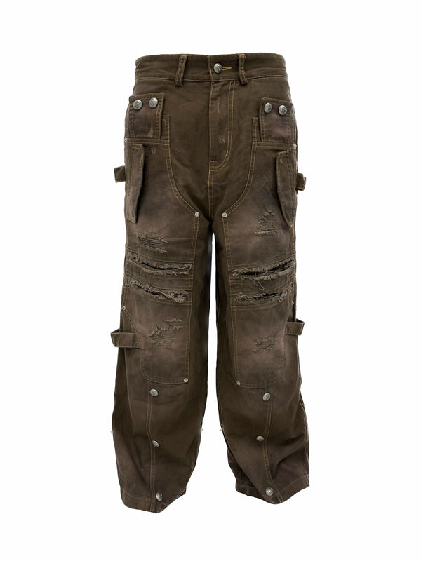 DISTRESSED WORK PANTS TREND