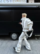 WRECKING WHITE WAX PANTS