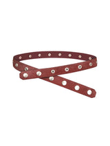 PINK PONY HAIR BUCKLE BELT