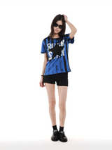 FRACTURED STARS AND STRIPES T-SHIRT