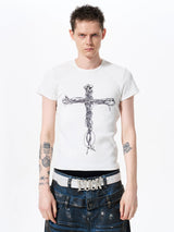 スリムフィットクロススプリントＴシャツ