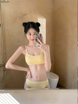 KOREAN-STYLE TWO-PIECE SWIM SET