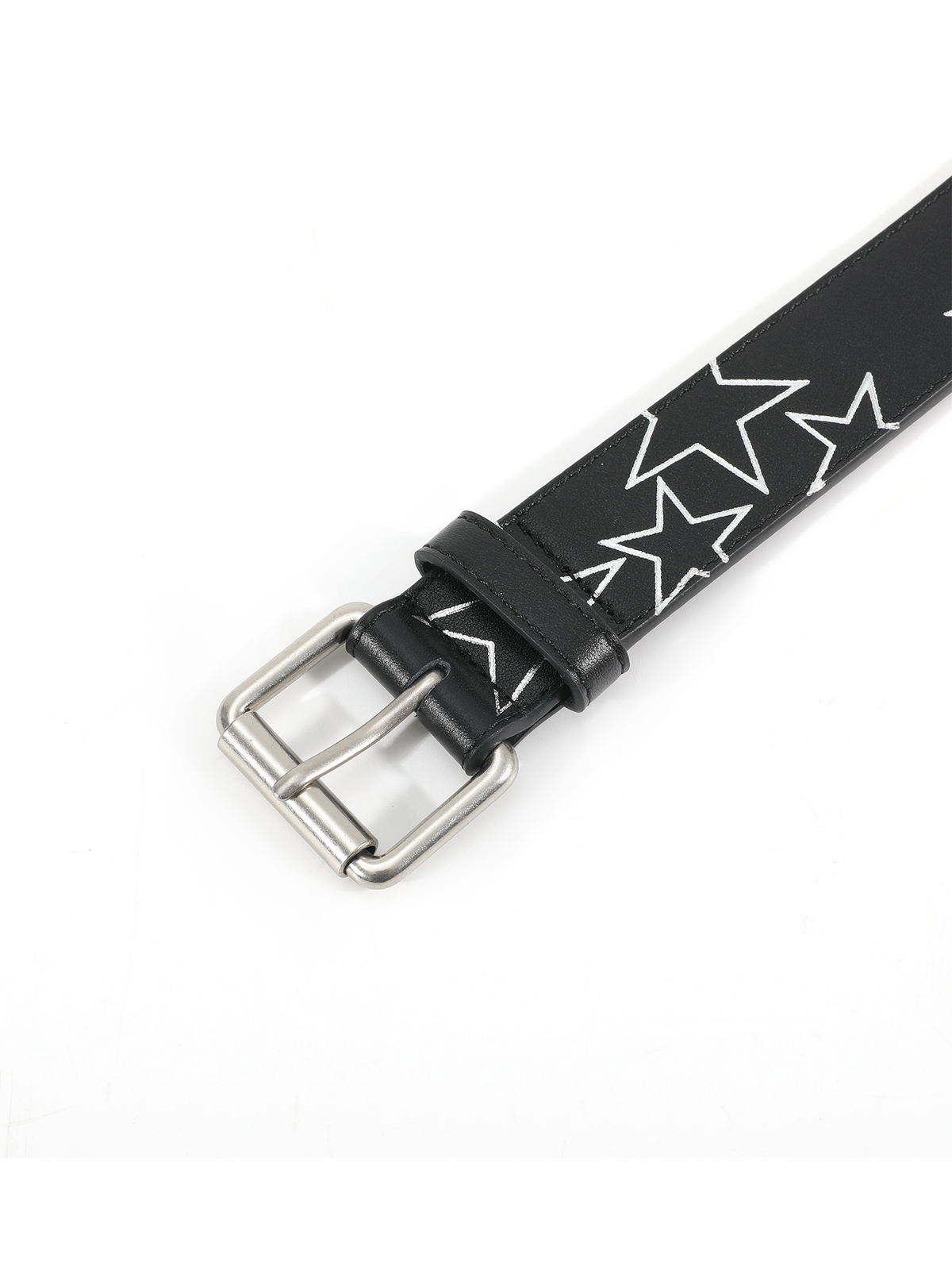 CUSTOM SILVER RIVET LEATHER BELT