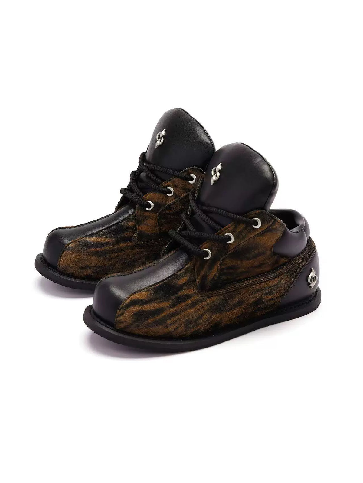 LEOPARD PRINT LOW BOOTS