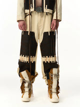 PATCHWORK LUMBERJACK PANTS