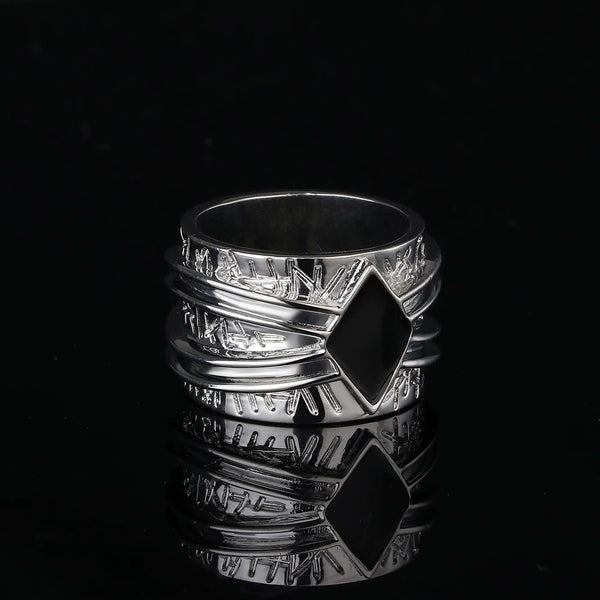 STRIPED DIAMOND IMPRISON RING