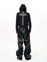 SKULL CROSS ZIP HOODIE