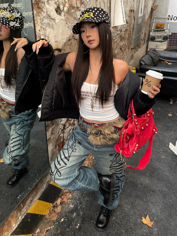 VINTAGE WASHED BAGGY JEANS
