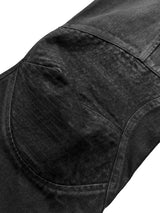 DECONSTRUCTED FRAYED JEANS