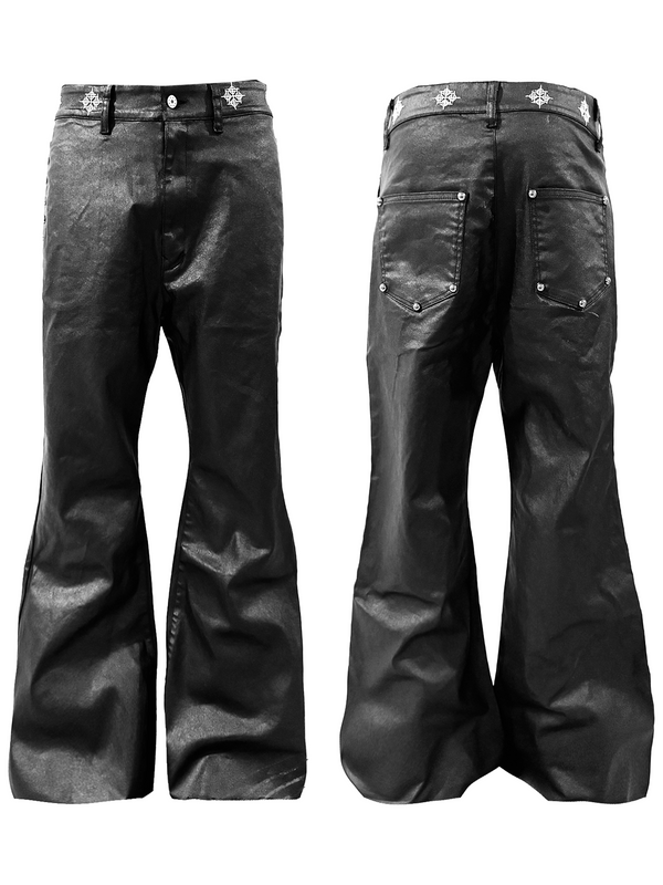 MICRO SLIM WAXED STYLING JEANS