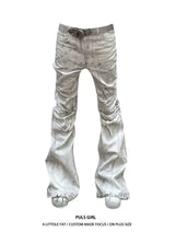 WASHED MICRO JEANS PANTS