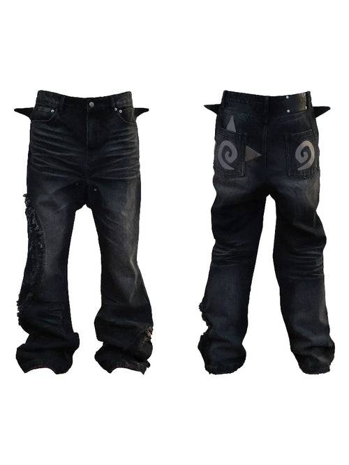 AMERICAN VIBE TERRY MICRO FLARE JEANS