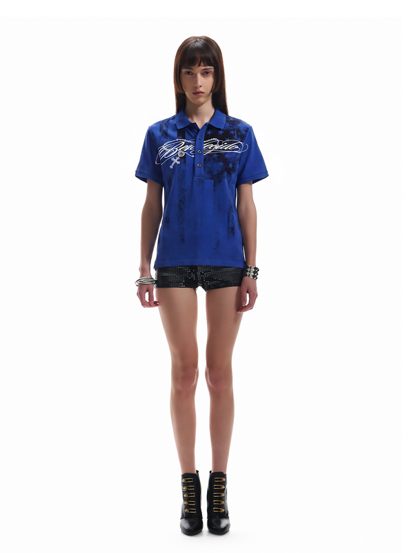 PATRIOTIC ASIAN STREETWEAR POLO SHIRT
