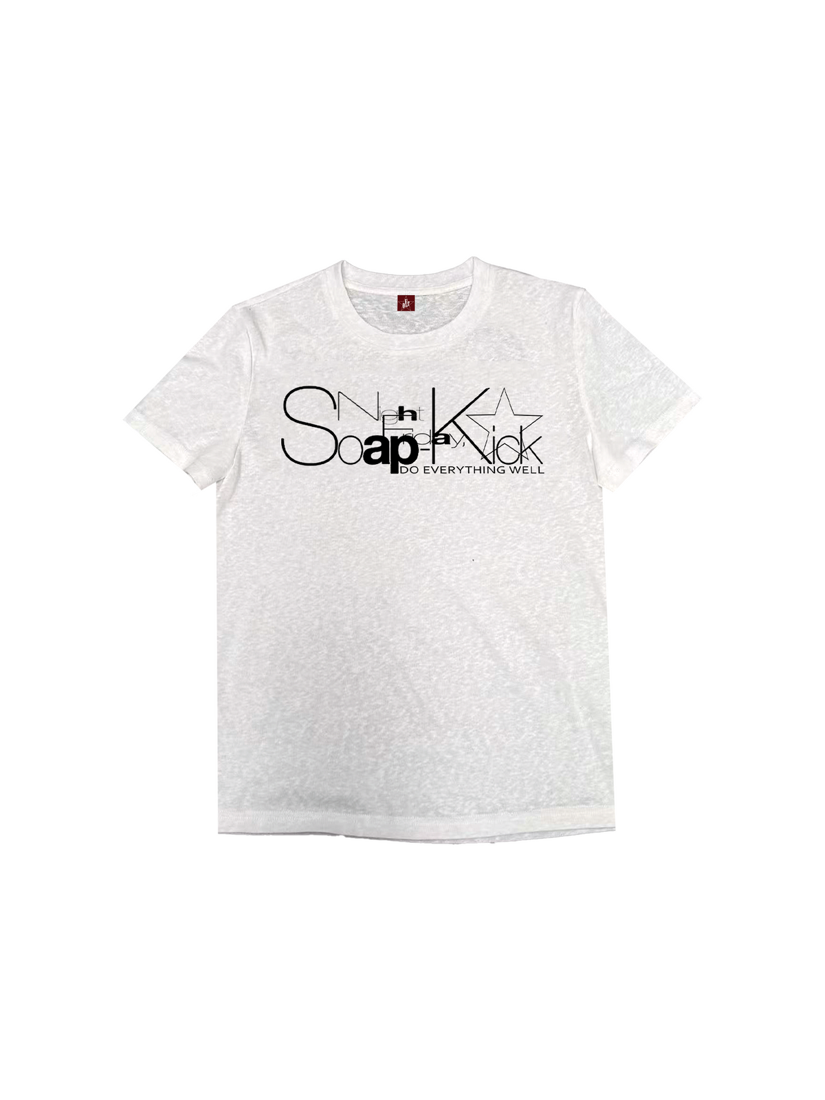 REFLECTIVE SNOWFLAKE PRINT T-SHIRT