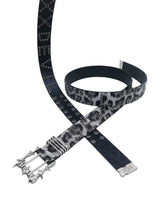 PUNK STUDDED LEOPARD BELT