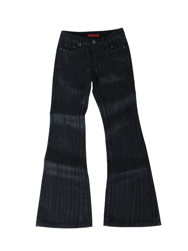 BAMBOO PATTERN SLIM FIT JEANS