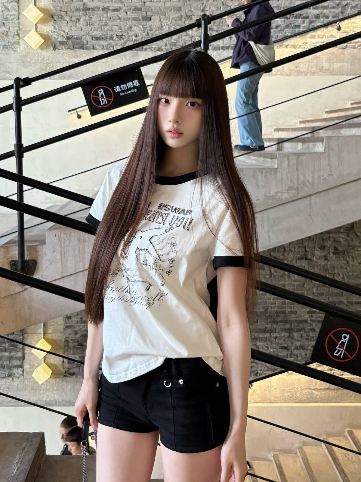 ANGEL OF LOVE SPLICED TEE
