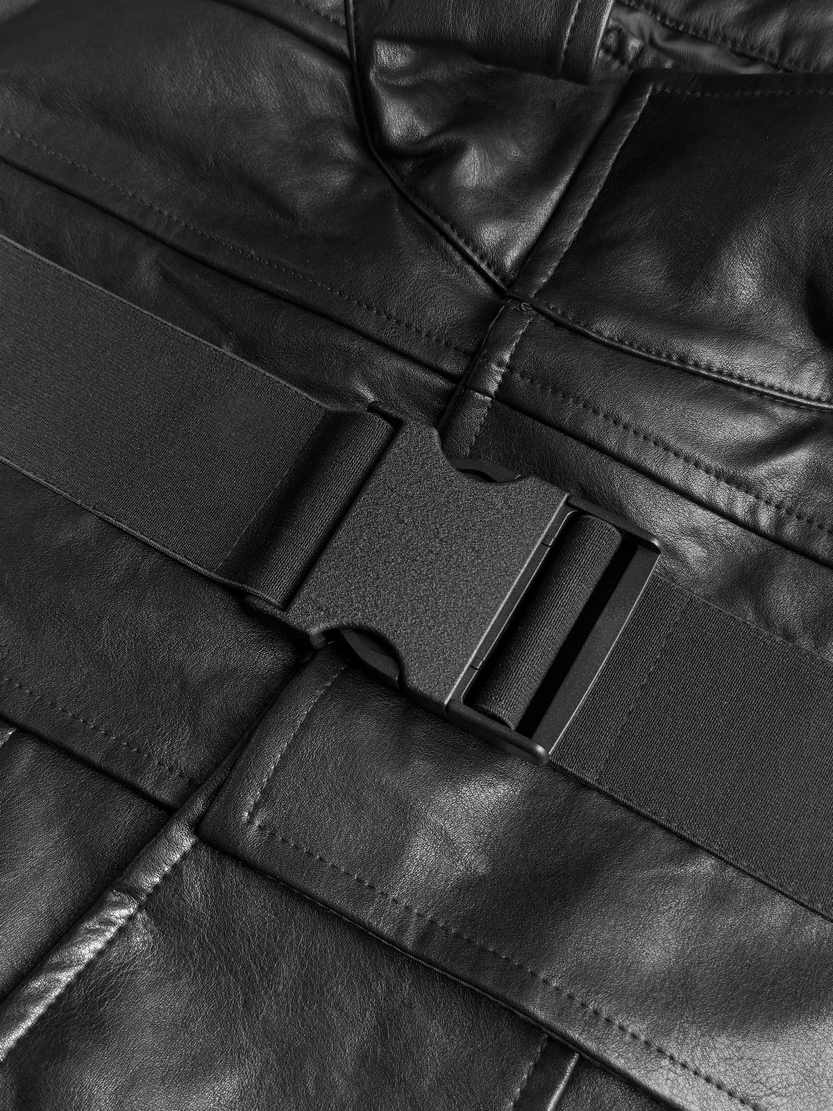 ASYMMETRIC LEATHER JACKET
