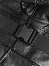 ASYMMETRIC LEATHER JACKET
