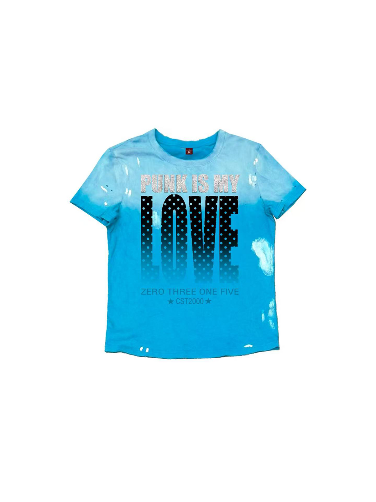 LOVE GRADIENT POLKA DOT T-SHIRT