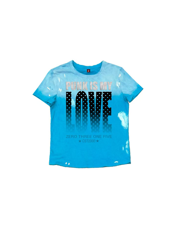GRADIENT POLKA DOT TEE