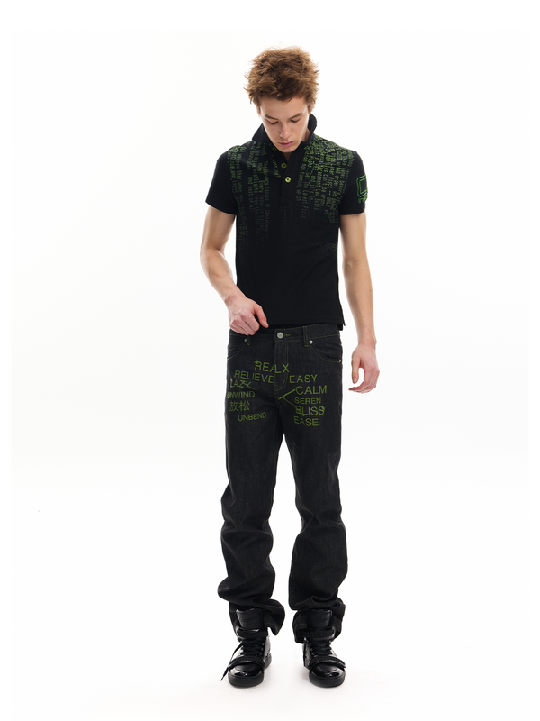 HIGH DENSITY EMBROIDERED PANTS