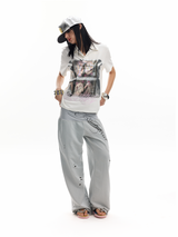 LIQUID METALLIC POLO SHIRT