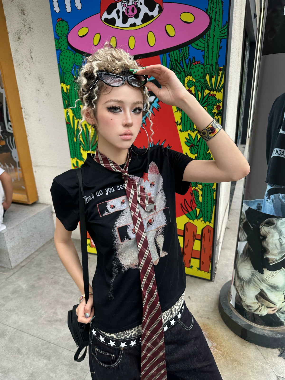 SPIRIT CAT SLIM TEE