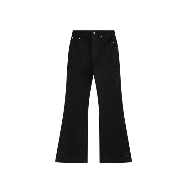 EMBROIDERED SLIM FIT JEANS