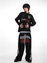 CASUAL STRIPE SWEATPANTS