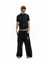 BEIGE FLAG REAPER SWEATPANTS