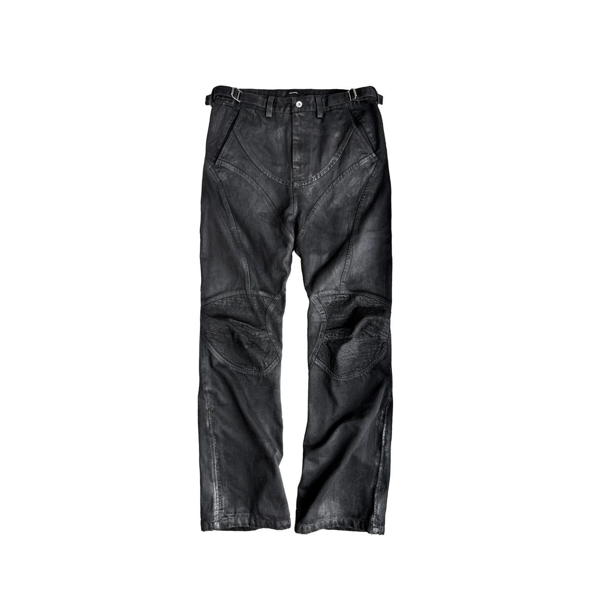 DECONSTRUCTED FRAYED JEANS