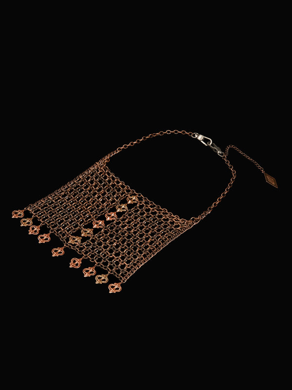 SPARKLER MESH CHAIN PANTS NECKLACE
