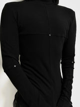 DARK SLIM FIT FLEECE TOP
