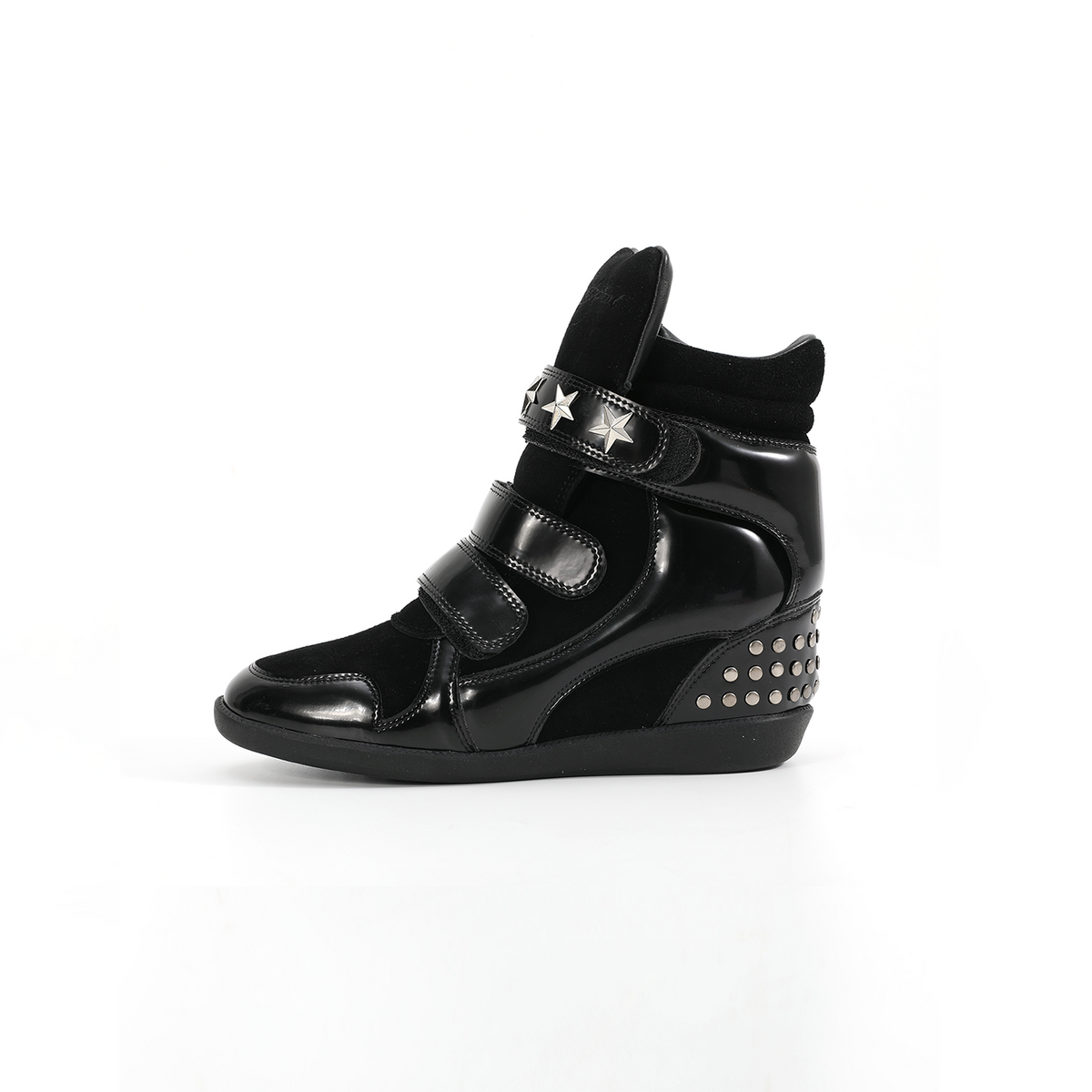 RETRO RIVET PLATFORM SNEAKERS