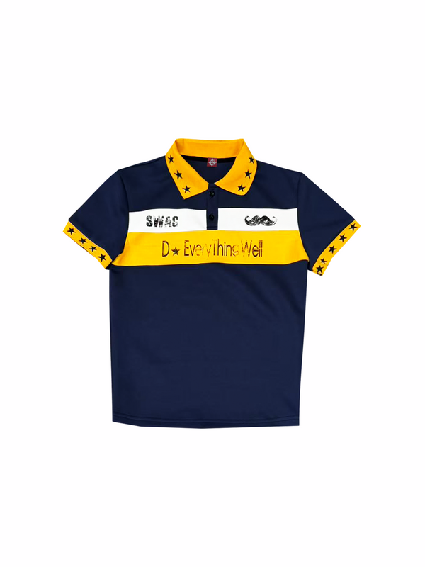 COLORFUL PENTAGRAM POLO SHIRT