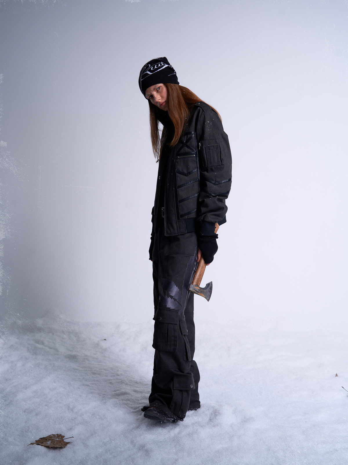 PSYCHEDELIC CARGO CANVAS PANTS