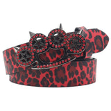 PUNK LEOPARD PRINT BELT