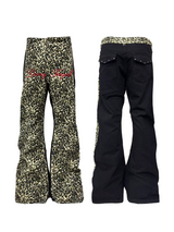 VINTAGE LEOPARD PRINT SLIM JEANS