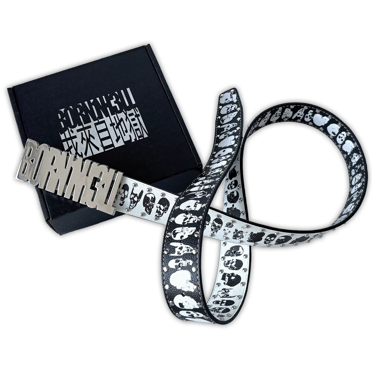 SKULL RIVET BELT ACCESSORY