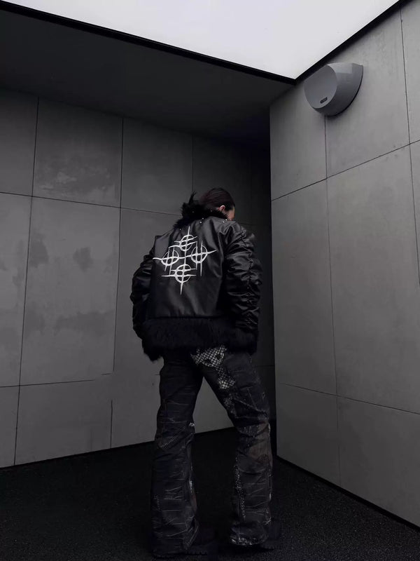 HEAVY BOMBER FUR JACKET